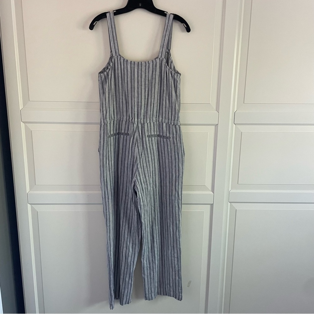 Rails Brooklyn Jumpsuit Gray And White Stripe 330… - image 3
